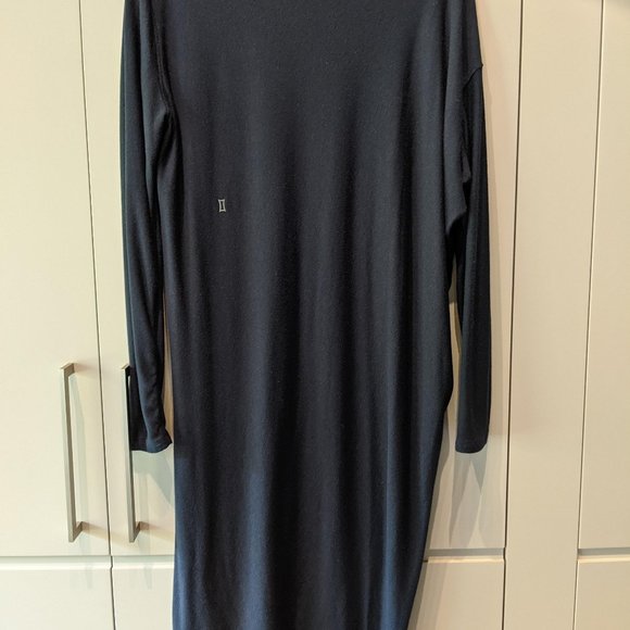 Kit and Ace Navy Wave Long Sleeve Dress - Picture 2 of 5